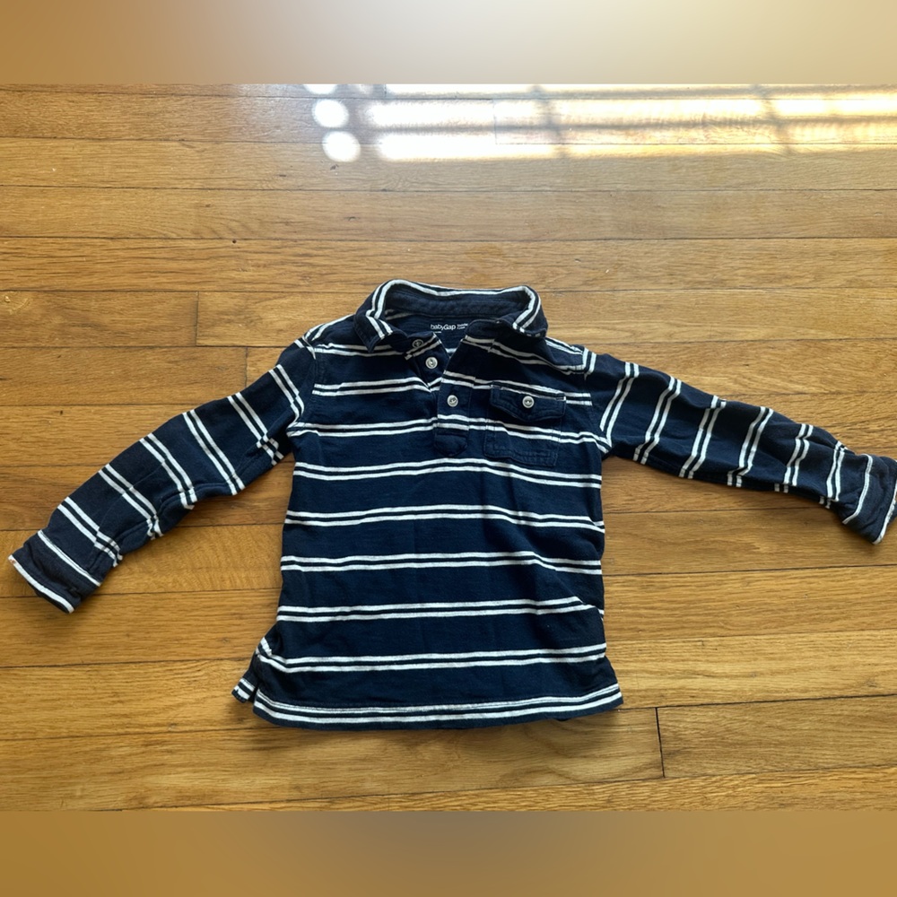 Baby Gap size 4 boys long sleeve polo